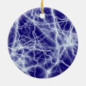 電気稲妻スパークセラミックスラウンドオーナメント セラミックオーナメント (裏面)