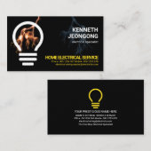 電気稲妻パワーホームバルブ 名刺 (正面/裏面)
