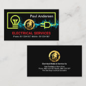 電気稲妻パワーホーム回路 名刺 (正面/裏面)