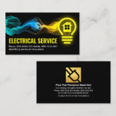 電気稲妻パワーライトバルブ 名刺 (正面/裏面)