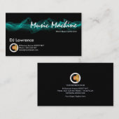 電気稲妻充満音波DJ 名刺 (正面/裏面)