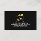 電気稲妻電力レターE 名刺 (裏面)