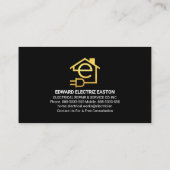 電気稲妻電球 名刺 (裏面)