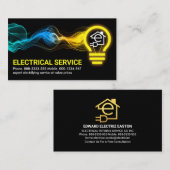 電気稲妻電球 名刺 (正面/裏面)