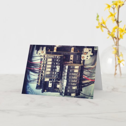 「電気箱」のウェルカードを取得 カード (黄色い花)