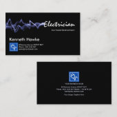 電気素晴らし稲妻充電電気技師 名刺 (正面/裏面)