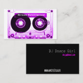 電気紫色のMixtape 名刺 (正面/裏面)