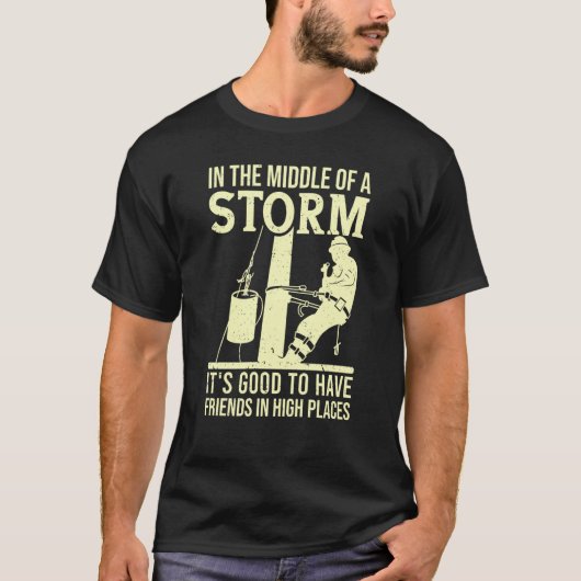 電気線工に感謝の言葉 電気線工 電気技師 Tシャツ (正面)