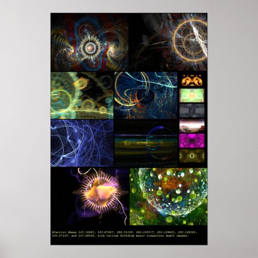 電気羊+ミルクドロップ(各種#9) ポスター (正面)