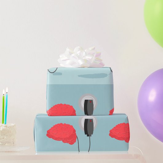 電気脳 ラッピングペーパー