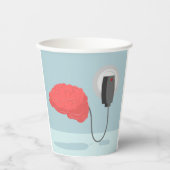 電気脳 紙コップ (正面)