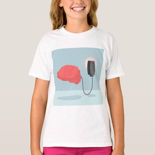 電気脳 Tシャツ (正面)