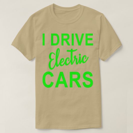 電気自動車グラフィックスI電気自動車EVS Cl Tシャツ (デザイン正面)