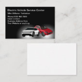 電気自動車サー車のビス 名刺 (正面/裏面)