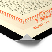 電気自動車モーターカーヴィンテージプリントトラック ポスター (角)