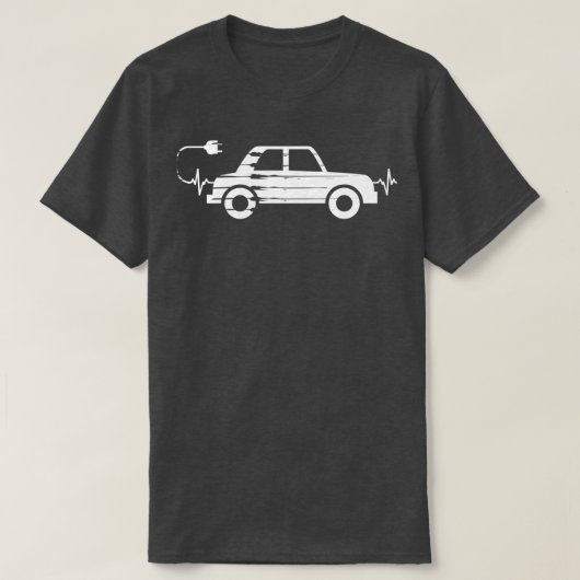 電気自動車レーシング自動車ECar 2 Tシャツ (デザイン正面)