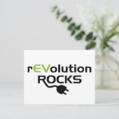 電気自動車ロックスEV ポストカード (スタンド正面)