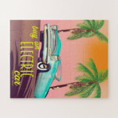 電気自動車ヴィンテージ商業 ジグソーパズル (横)