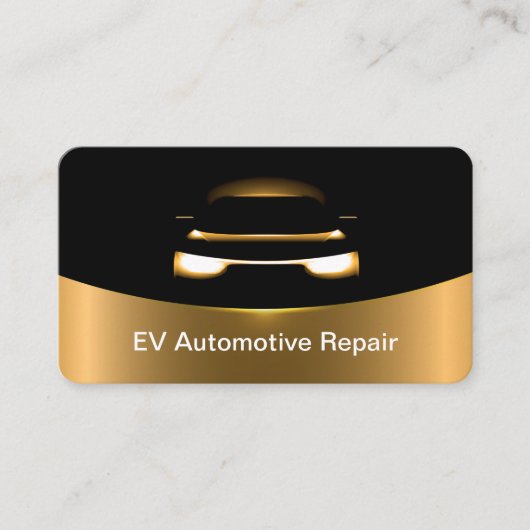 電気自動車修理サービス名刺 名刺 (正面)