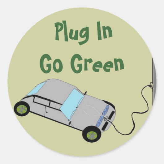 電気自動車 ラウンドシール (正面)