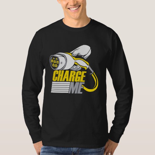 電気自動車 EV を運転しよう Tシャツ (正面)