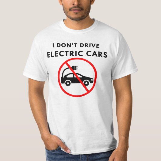 電気自動車 Tシャツ (正面)