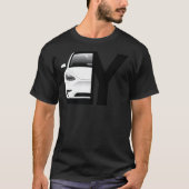 電気自動車YクラシックTシャツ Tシャツ (正面)