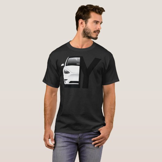 電気自動車YクラシックTシャツ Tシャツ (正面フル)