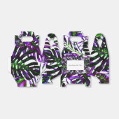 電気色ポップ・アートの熱帯パーム葉結婚ズ フェイバーボックス (折り畳みなし)