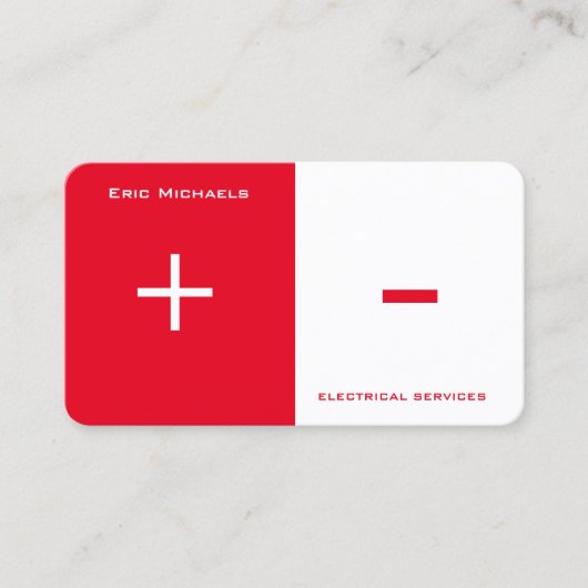 電気芸術2の側面の割れ目 名刺 (正面)