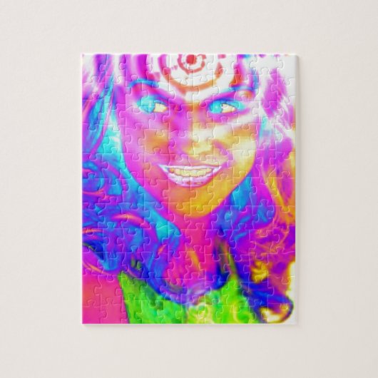 電気虹 ジグソーパズル (縦)