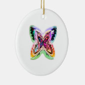 電気蝶 セラミックオーナメント (右)
