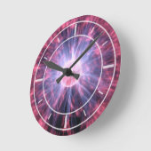 電気血しょう ラウンド壁時計 (傾斜)