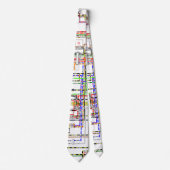 電気計カラフル画 ネクタイ (正面)