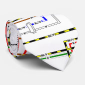 電気計カラフル画 ネクタイ (ロール)