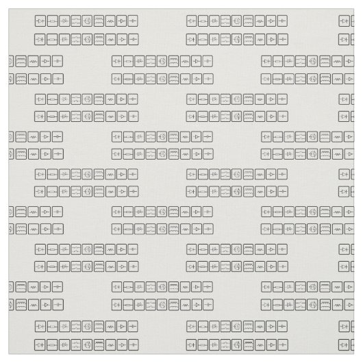 電気記号のデザインの生地材料 ファブリック (見本)