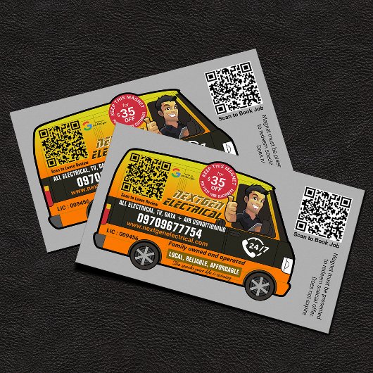 電気設備、配管設備 名刺