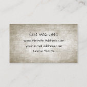 電気設計図 名刺 (裏面)