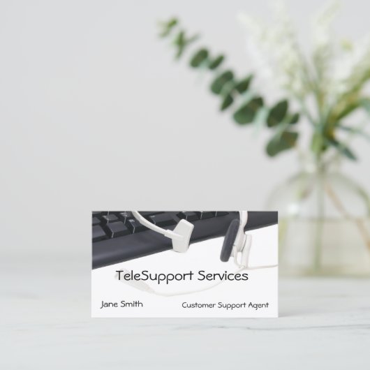 電気通信事業カード 名刺 (スタンド正面)