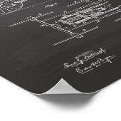 電気道路車両1893特許技術シャルボード ポスター (角)