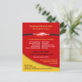 電気郵便はがき ポストカード (スタンド正面)