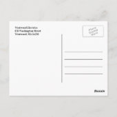 電気郵便はがき ポストカード (裏面)