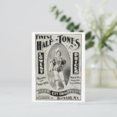 「電気都市版木、銅版、版画広告」 ポストカード (スタンド正面)