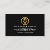 電気配線ホーム回路 名刺 (裏面)