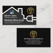 電気配線ホーム回路 名刺 (正面/裏面)