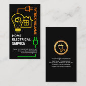 電気配線回路基板電気技師 名刺 (正面/裏面)