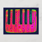 電気鍵はがき ポストカード (正面)