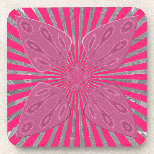 電気開花の翼:鮮やかなエッジと美しい コースター (正面)