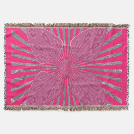 電気開花の翼:鮮やかなエッジと美しい スローブランケット (正面)