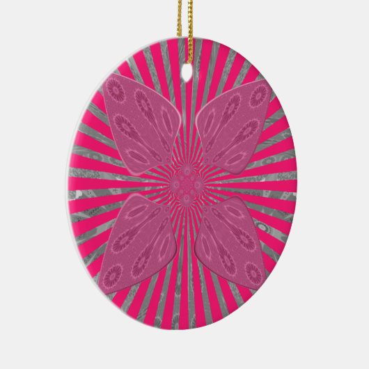 電気開花の翼:鮮やかなエッジと美しい セラミックオーナメント (右)